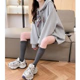 絹マフラー風紐付きオーバーサイズパーカー | Bifrost | 詳細画像8 