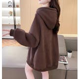 絹マフラー風紐付きオーバーサイズパーカー | Bifrost | 詳細画像23 