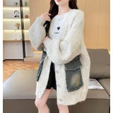 デニムポケット付き オーバーサイズニットカーディガン  | Bifrost | 詳細画像11 