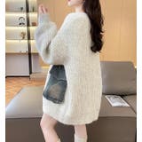 デニムポケット付き オーバーサイズニットカーディガン  | Bifrost | 詳細画像16 