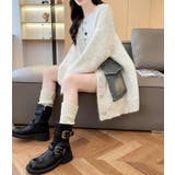 デニムポケット付き オーバーサイズニットカーディガン  | Bifrost | 詳細画像17 