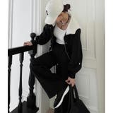 パーカートップス × ワイドパンツ スウェットセット フード付きコーディネート | Bifrost | 詳細画像7 