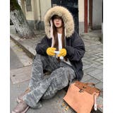 ファーフード付き フリース内張りミリタリージャケット ダウン風アウター | Bifrost | 詳細画像10 