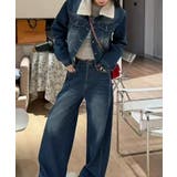 シープスキンカラー襟 デニムジャケット × | Bifrost | 詳細画像4 