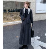 ユニークな襟デザインショートジャケットとロングスカートのセットアップ | Bifrost | 詳細画像6 