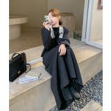 ユニークな襟デザインショートジャケットとロングスカートのセットアップ | Bifrost | 詳細画像11 