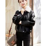 ファーカラーデザインレザージャケット | Bifrost | 詳細画像8 