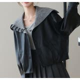 ニットフードレースアップデザインレザージャケット | Bifrost | 詳細画像7 