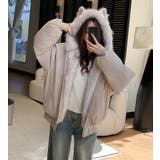 キャットイヤーフード付きファーライニングアウター | Bifrost | 詳細画像1 