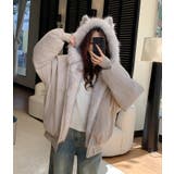 キャットイヤーフード付きファーライニングアウター | Bifrost | 詳細画像14 