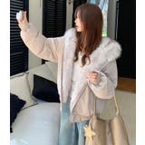 キャットイヤーフード付きファーライニングアウター | Bifrost | 詳細画像16 