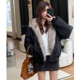 キャットイヤーフード付きファーライニングアウター | Bifrost | 詳細画像18 