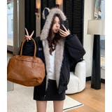 キャットイヤーフード付きファーライニングアウター | Bifrost | 詳細画像21 