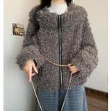 ユニークな大襟デザインカーリーフリースジャケット | Bifrost | 詳細画像5 