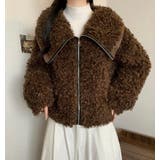 ユニークな大襟デザインカーリーフリースジャケット | Bifrost | 詳細画像15 