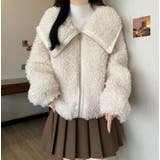 ユニークな大襟デザインカーリーフリースジャケット | Bifrost | 詳細画像21 