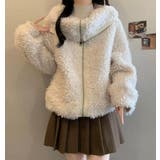 ユニークな大襟デザインカーリーフリースジャケット | Bifrost | 詳細画像22 