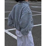 ストライプ柄ハイネックフリースジャケット | Bifrost | 詳細画像4 