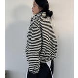 ストライプ柄ハイネックフリースジャケット | Bifrost | 詳細画像11 