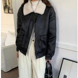 フリースカラーレザージャケット | Bifrost | 詳細画像3 