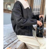 フリースカラーレザージャケット | Bifrost | 詳細画像6 