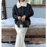 フリースカラーレザージャケット | Bifrost | 詳細画像7 