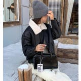 フリースカラーレザージャケット | Bifrost | 詳細画像8 