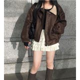 フリースカラーレザージャケット | Bifrost | 詳細画像22 