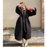 ダイヤ柄バルーンスリーブロングワンピース | Bifrost | 詳細画像7 