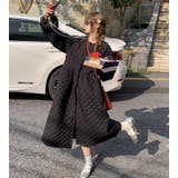 ダイヤ柄バルーンスリーブロングワンピース | Bifrost | 詳細画像12 