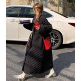 ダイヤ柄バルーンスリーブロングワンピース | Bifrost | 詳細画像14 