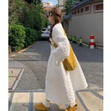 ダイヤ柄バルーンスリーブロングワンピース | Bifrost | 詳細画像18 