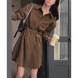 スエードシャツ風ベルト付きワンピース | Bifrost | 詳細画像5 