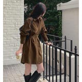 スエードシャツ風ベルト付きワンピース | Bifrost | 詳細画像9 
