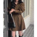 スエードシャツ風ベルト付きワンピース | Bifrost | 詳細画像10 