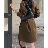 スエードシャツ風ベルト付きワンピース | Bifrost | 詳細画像11 