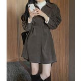 スエードシャツ風ベルト付きワンピース | Bifrost | 詳細画像14 