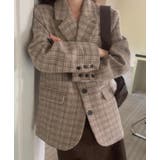 チェック柄オーバーサイズブレザー | Bifrost | 詳細画像2 