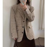 チェック柄オーバーサイズブレザー | Bifrost | 詳細画像4 