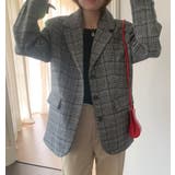 チェック柄オーバーサイズブレザー | Bifrost | 詳細画像5 