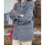 チェック柄オーバーサイズブレザー | Bifrost | 詳細画像8 