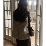 チェック柄オーバーサイズブレザー | Bifrost | 詳細画像19 