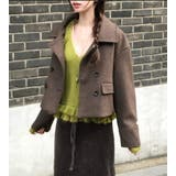 ダブルブレスクルーネックショートコート | Bifrost | 詳細画像3 