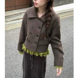 ダブルブレスクルーネックショートコート | Bifrost | 詳細画像4 