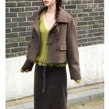 ダブルブレスクルーネックショートコート | Bifrost | 詳細画像6 