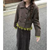 ダブルブレスクルーネックショートコート | Bifrost | 詳細画像7 