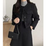 フリーステクスチャーのショートブルゾン | Bifrost | 詳細画像4 