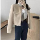 フリーステクスチャーのショートブルゾン | Bifrost | 詳細画像12 