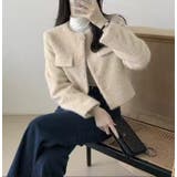 フリーステクスチャーのショートブルゾン | Bifrost | 詳細画像15 