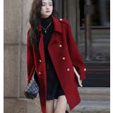 ダブルブレストベルト付きミドルレングスコート | Bifrost | 詳細画像2 